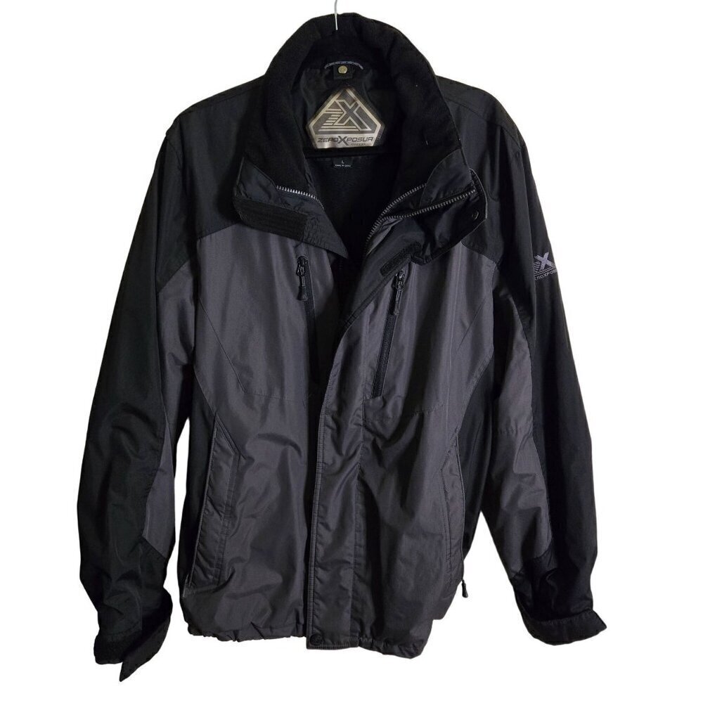 ZeroXposure Gray Black Ski Jacket Size L